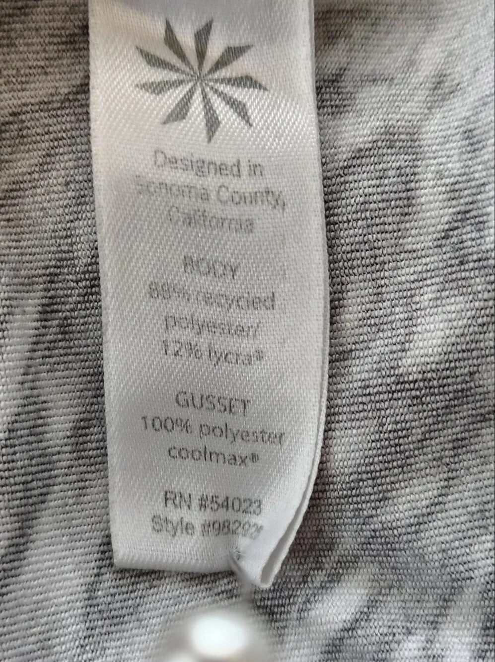 Athleta Black & White Abstract Pattern Athletic Shorts